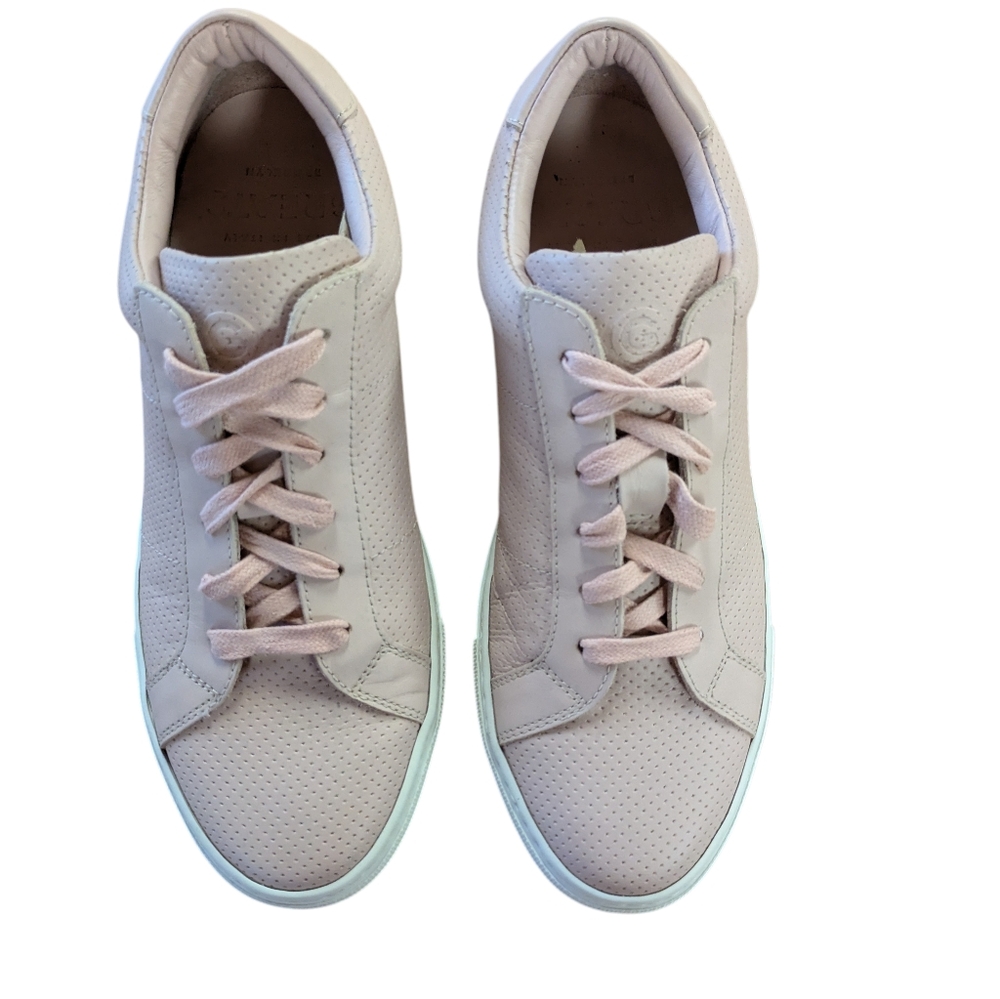 Greats Brooklyn Royale Pink Perforated Sneakers Size 9 - Picture 2 of 10